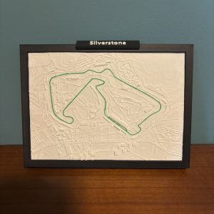 plan circuit silverstone f1 (formule 1) 3d vue aérienne