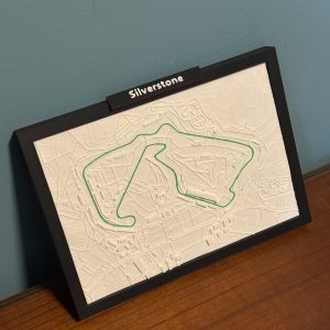 plan circuit silverstone f1 (formule 1) 3d vue aérienne