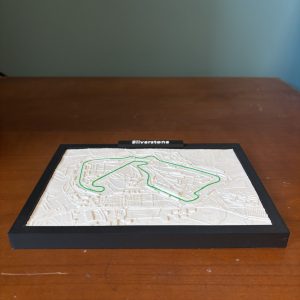 plan circuit silverstone f1 (formule 1) 3d vue aérienne