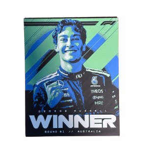 plaque 3d george russell vainqueur grand prix australie f1 2026 (melbourne)