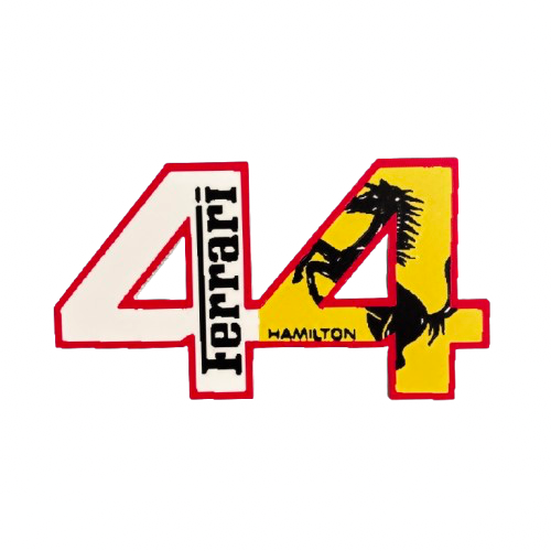 panneau f1 lewis hamilton / ferrari numéro 44