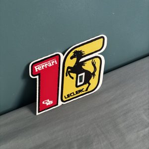 panneau f1 – charles leclerc / ferrari – numéro 16