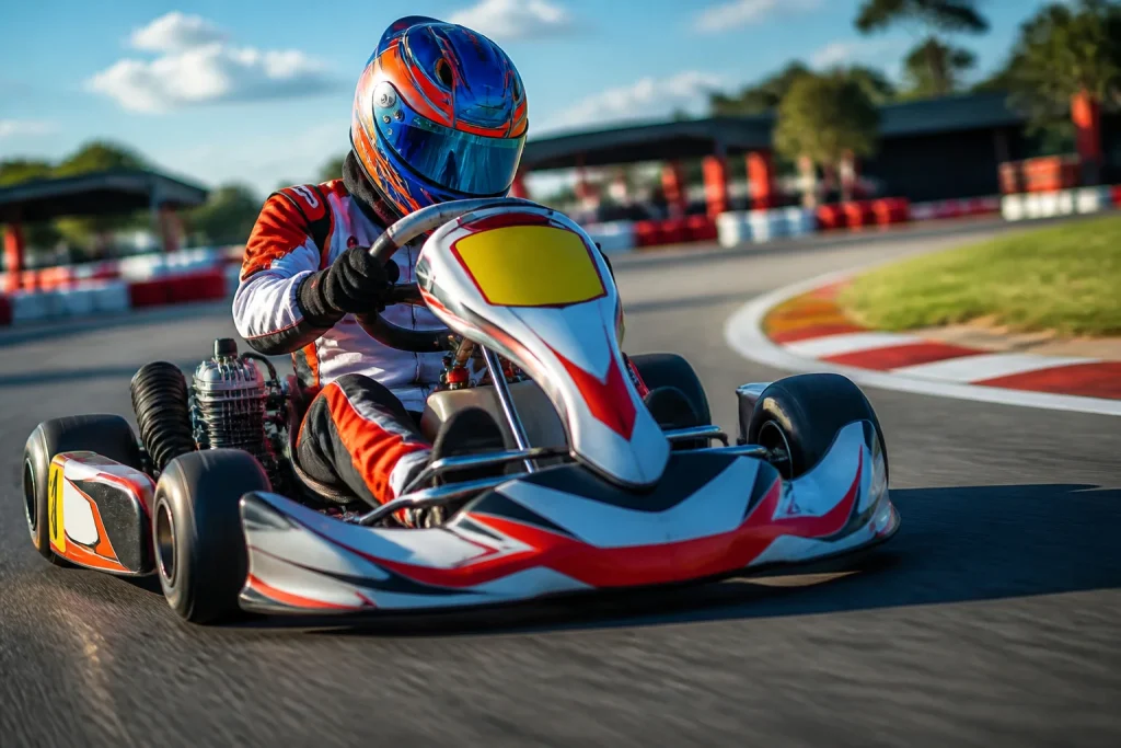 Karting vitesse et adrenaline en piste