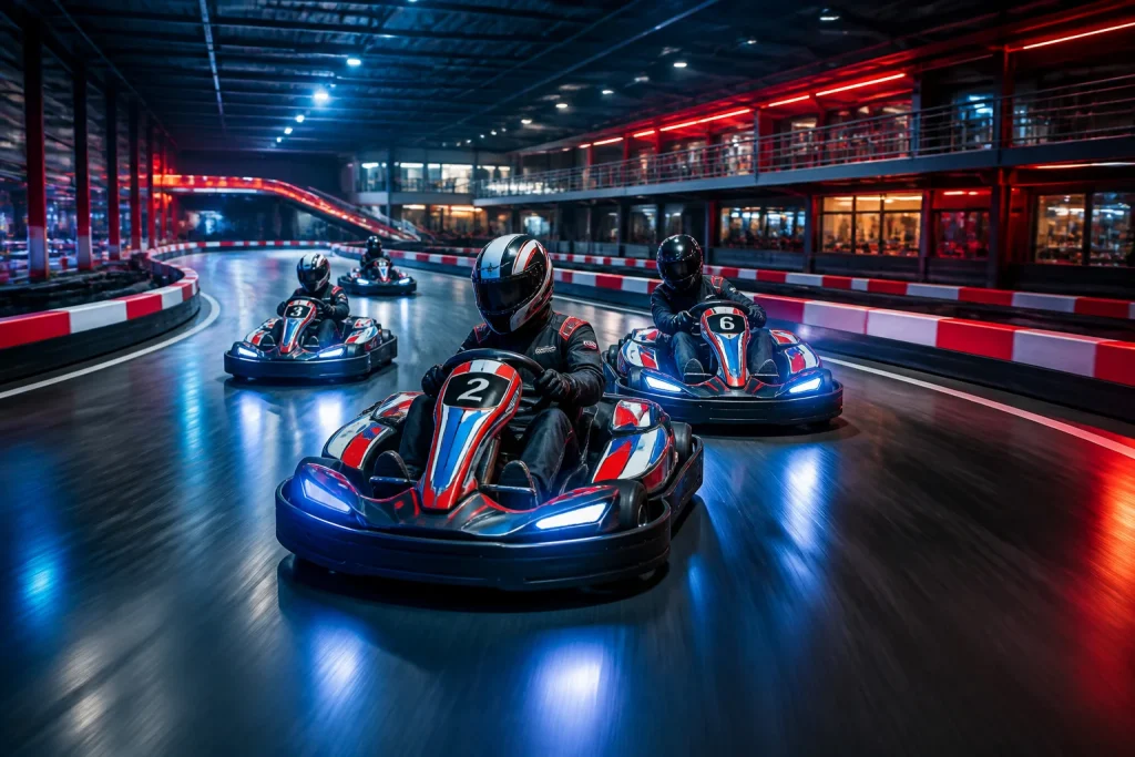 Karting indoor adrenaline et vitesse