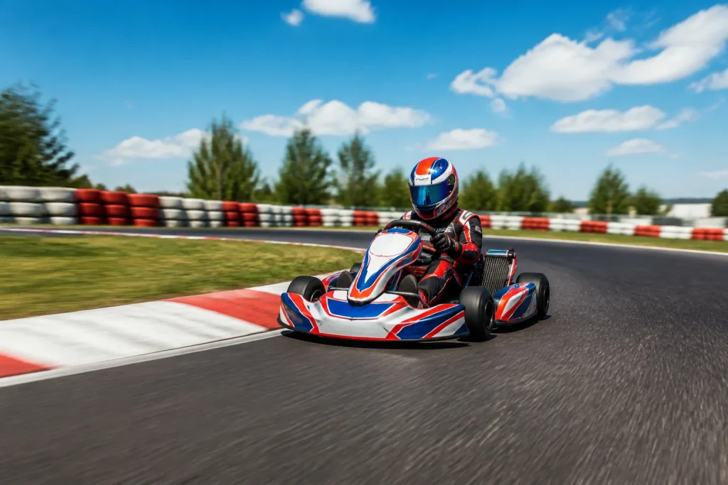 Karting adrenaline sur la piste