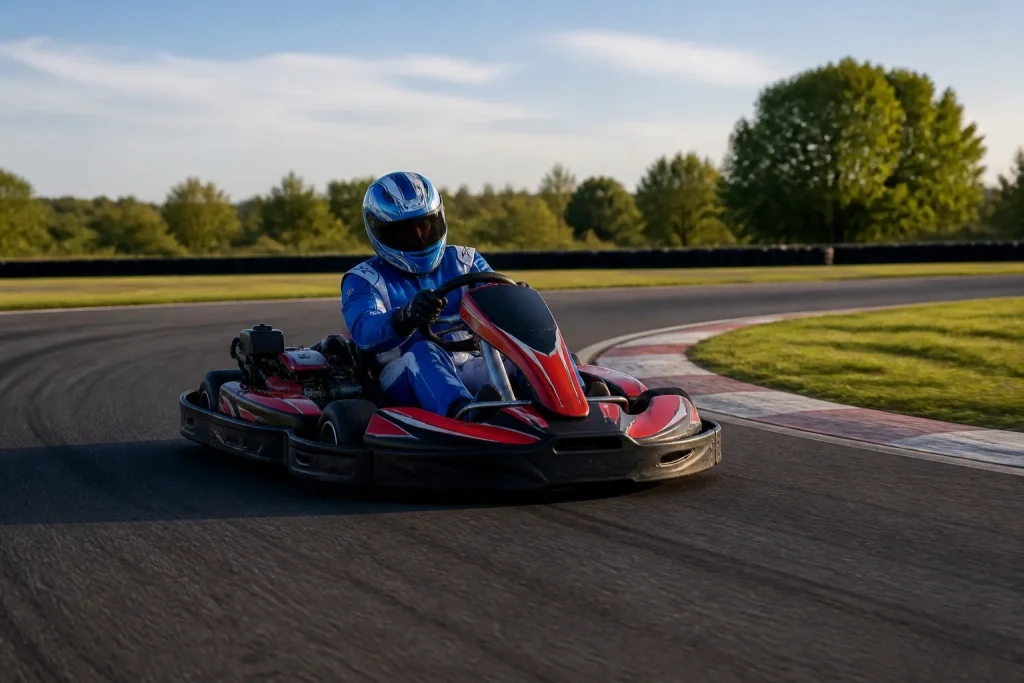 Karting vitesse et adrenaline sur la piste