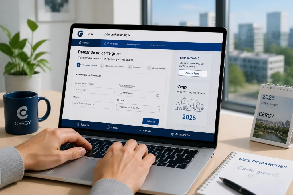 Demarches administratives en ligne a cergy