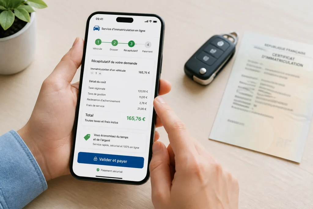 Immatriculation vehicule en ligne