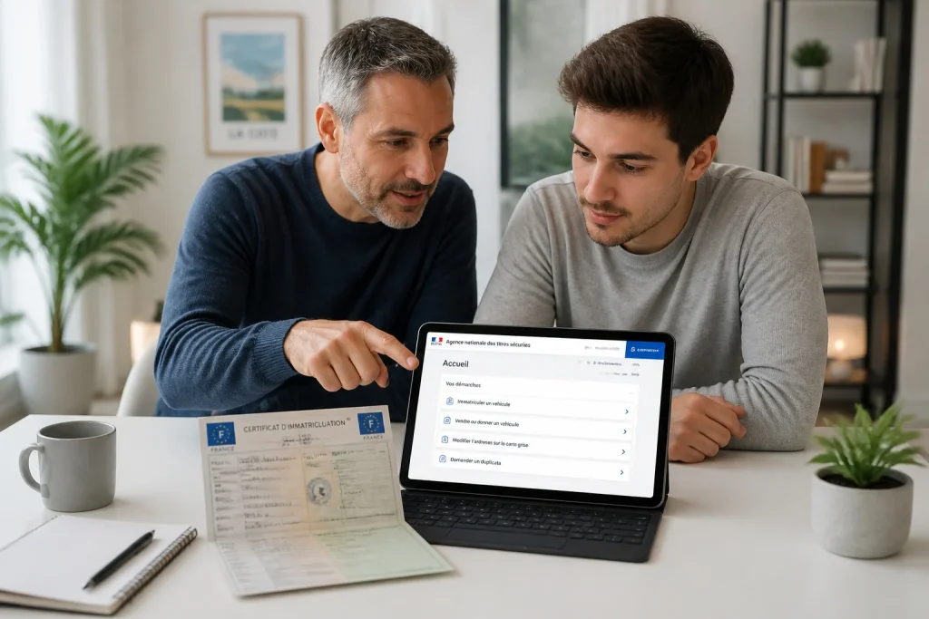 Co proprietaires et carte grise en ligne