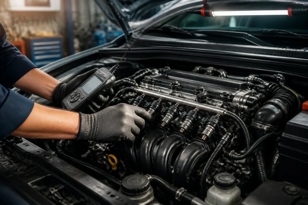 Diagnostic moteur automobile
