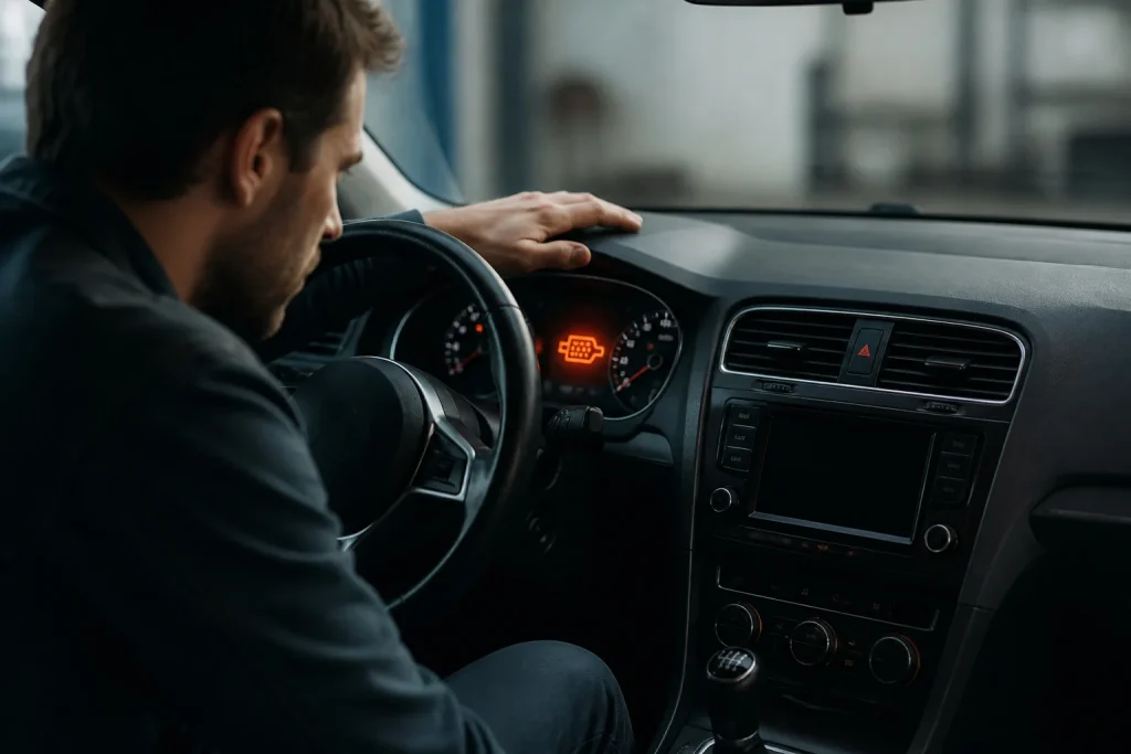 Voyant moteur allume inquietude du conducteur